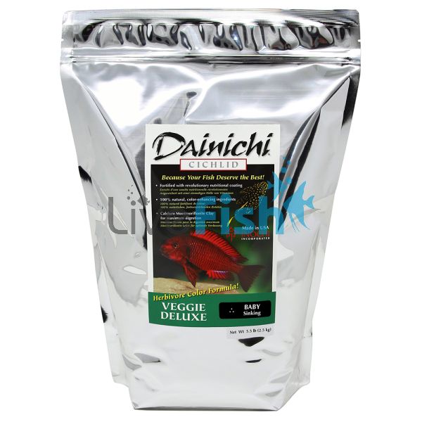 Dainichi Cichlid Veggie Deluxe 2.5kg - 1mm Sinking