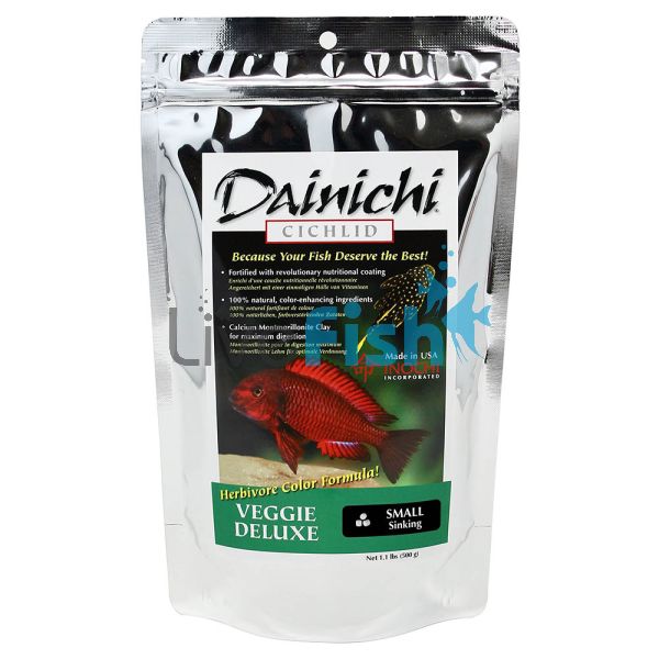 Dainichi Cichlid Veggie Deluxe 500g - 3mm Sinking